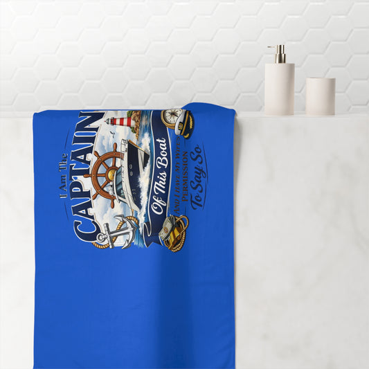 Captain Mink-Cotton  Beach Towel