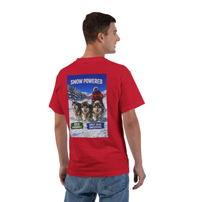 Snow Powered Men's Short-Sleeve Crewneck Tee