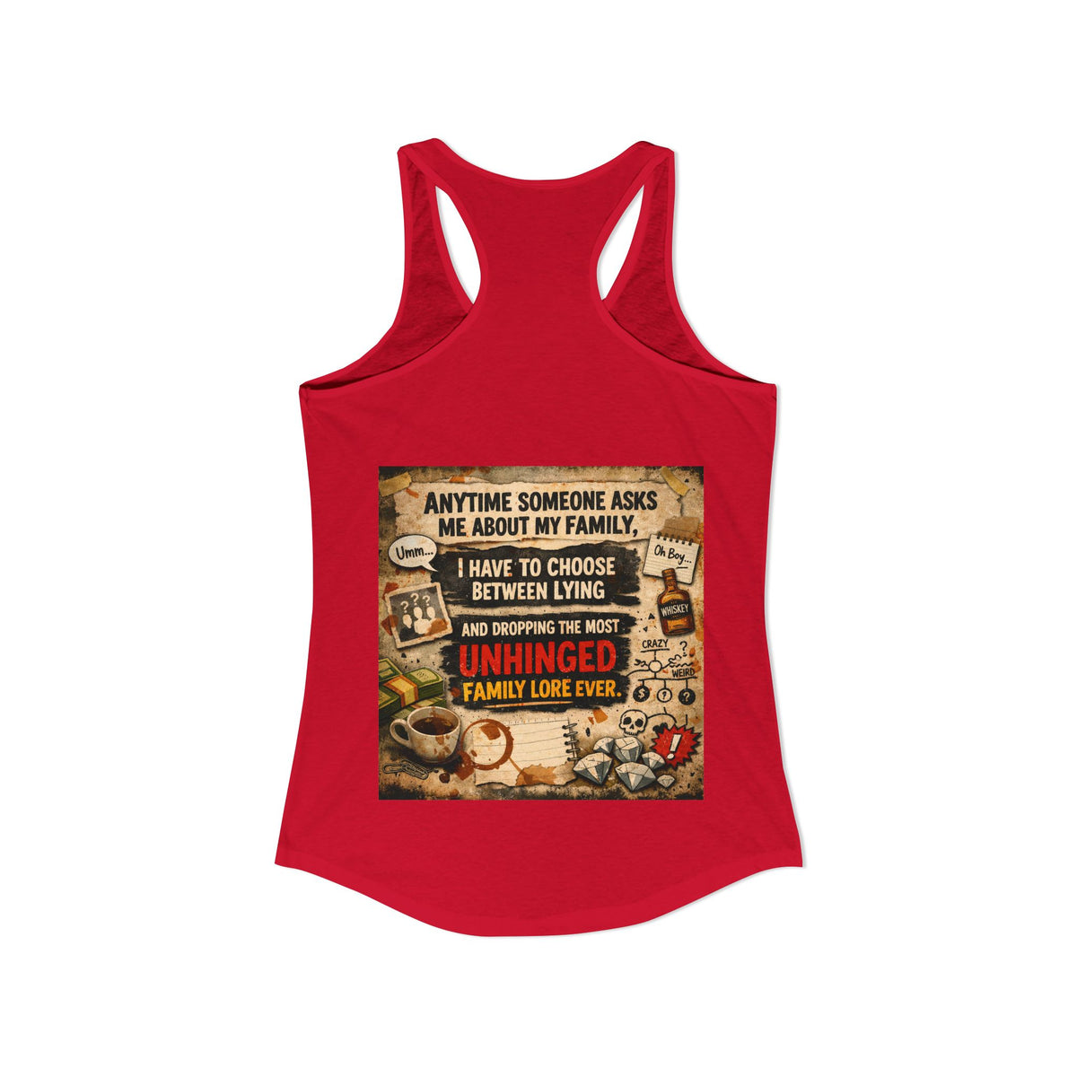 Unhinged Family Women's Racerback Tank