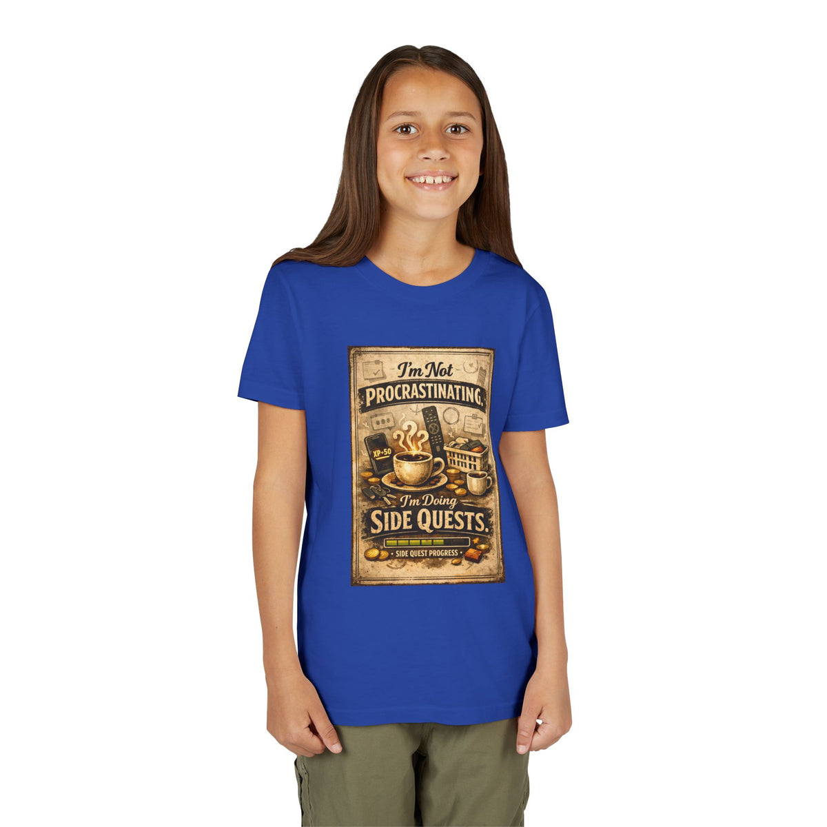 Procrastinating Youth Unisex Short Sleeve Crewneck Tee