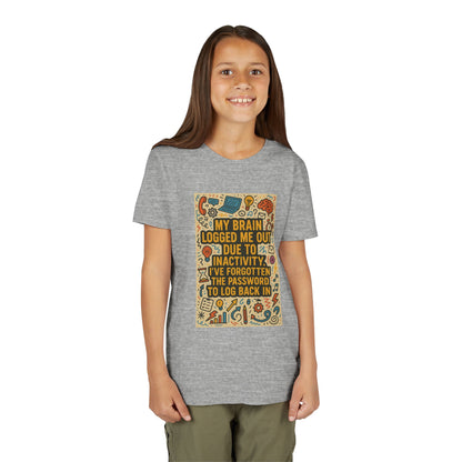Logged Out Youth Unisex Short Sleeve Crewneck Tee