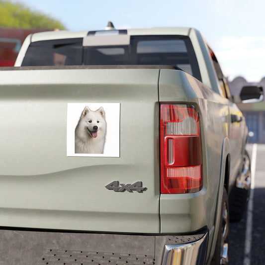 Samoyed Head Indoor/Outdoor Magnet