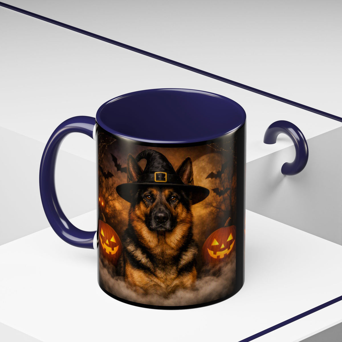 Witch Hat Pack German Shepherd 2-Tone Coffee Mug