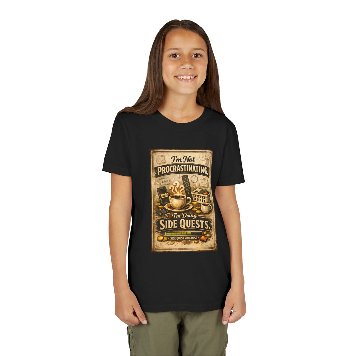 Procrastinating Youth Unisex Short Sleeve Crewneck Tee