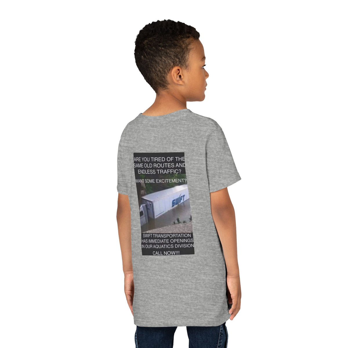 Swift Aquatics Youth Unisex Short Sleeve Crewneck Tee
