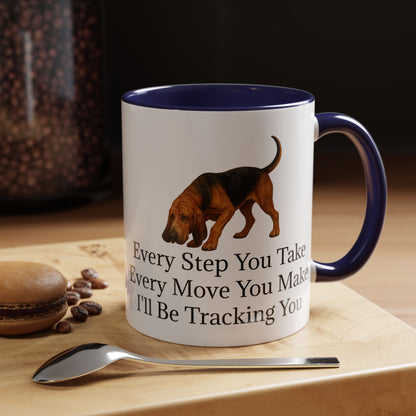 Tracking You 2-Tone Coffee Mug