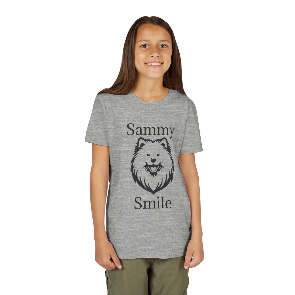 Sammy Smile Youth Unisex Short Sleeve Crewneck Tee