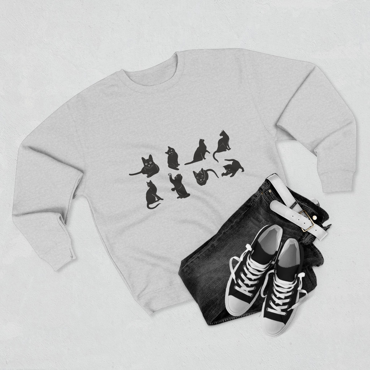 Cats Unisex Crewneck Sweatshirt