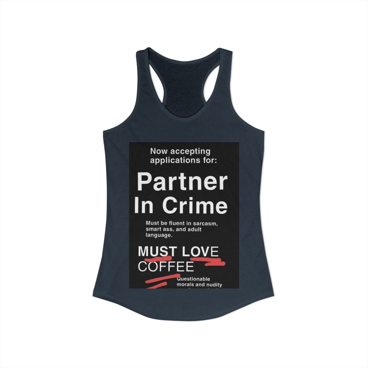 Partner In Crime Women's Racerback Tank