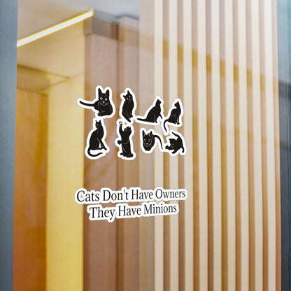 Cat Minions Vinyl Decal