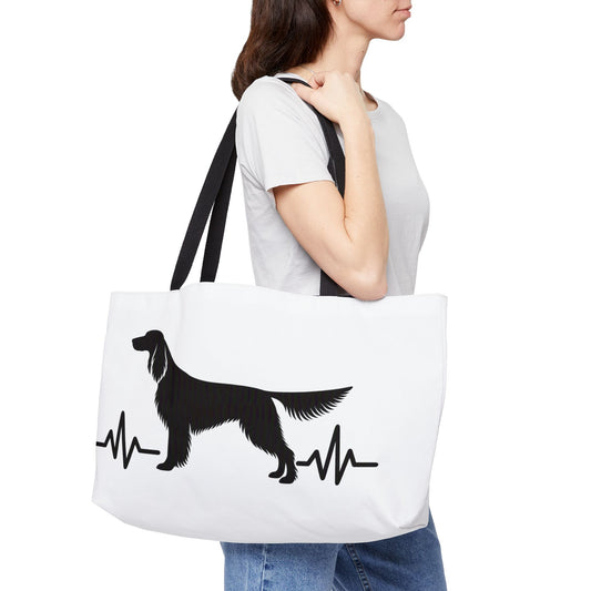 My Heart Beats For English Setters Weekender Tote Bag
