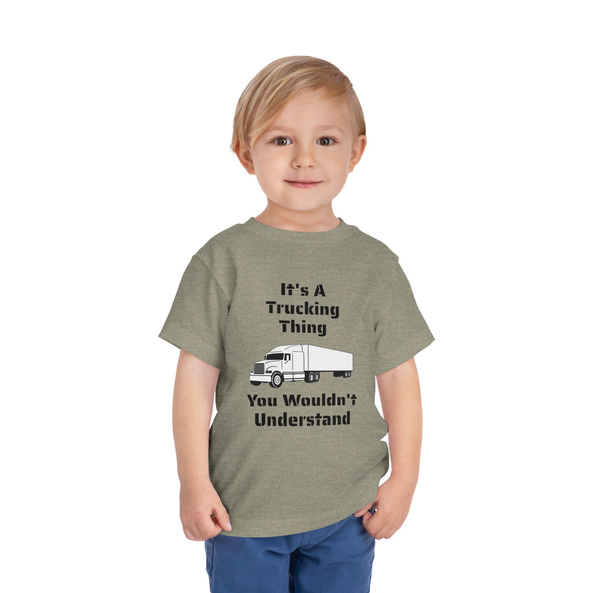 Trucking Thing Toddler Unisex Short Sleeve Crewneck Tee