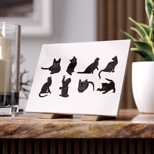Cats Ceramic Photo Tile
