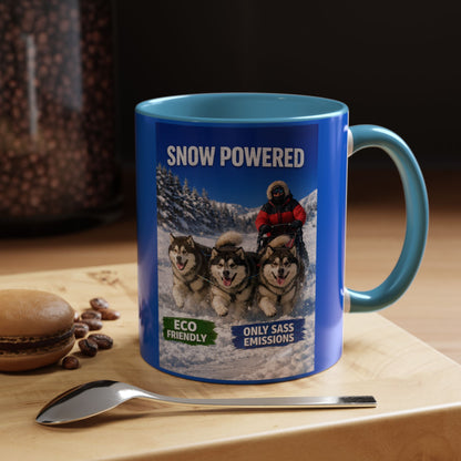 Snow Powered 2-Tone Coffee Mug