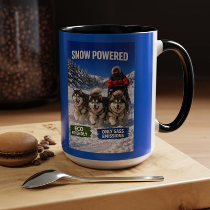 Snow Powered 2-Tone Coffee Mug
