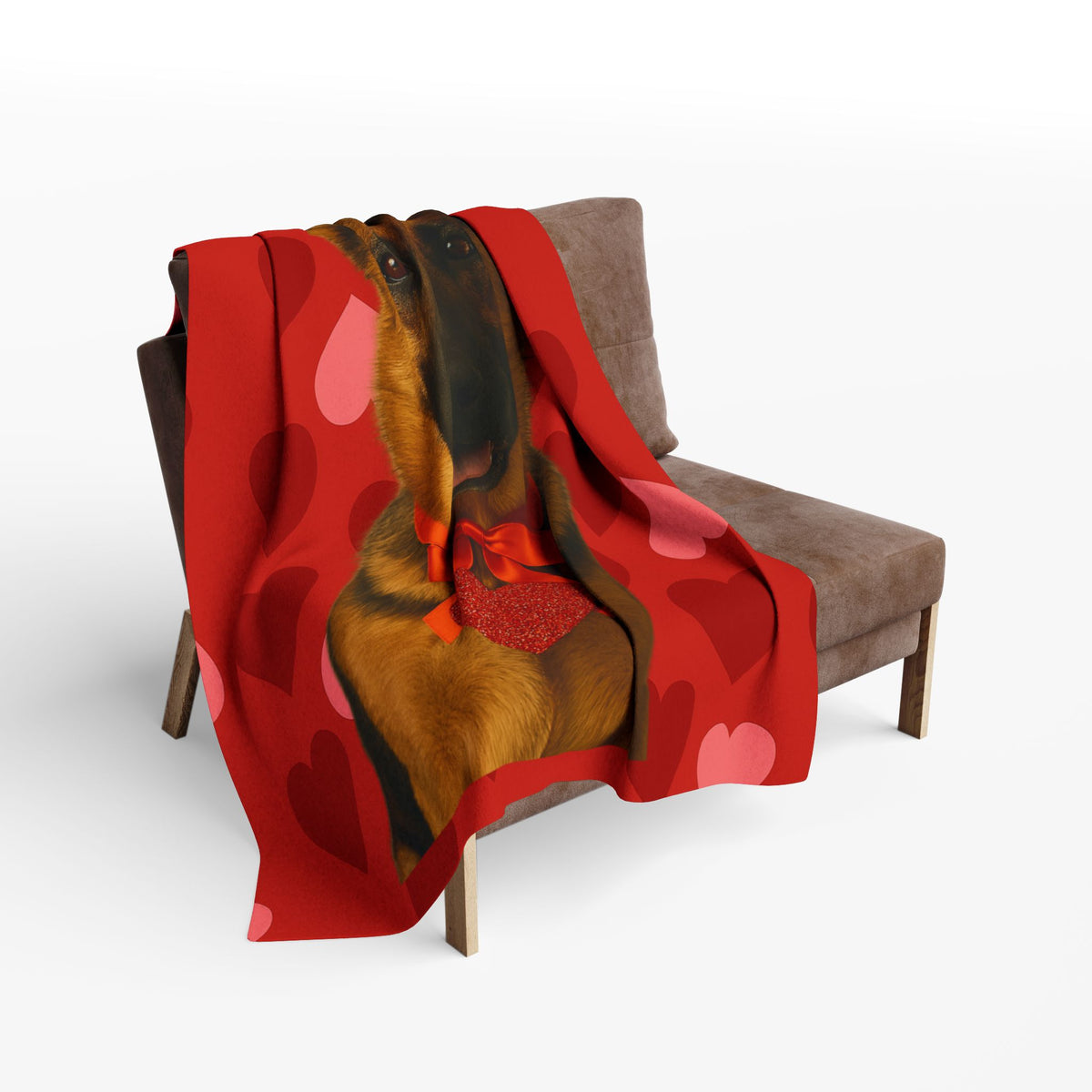 Cupid's Companion German Shepherd Arctic Fleece Blanket