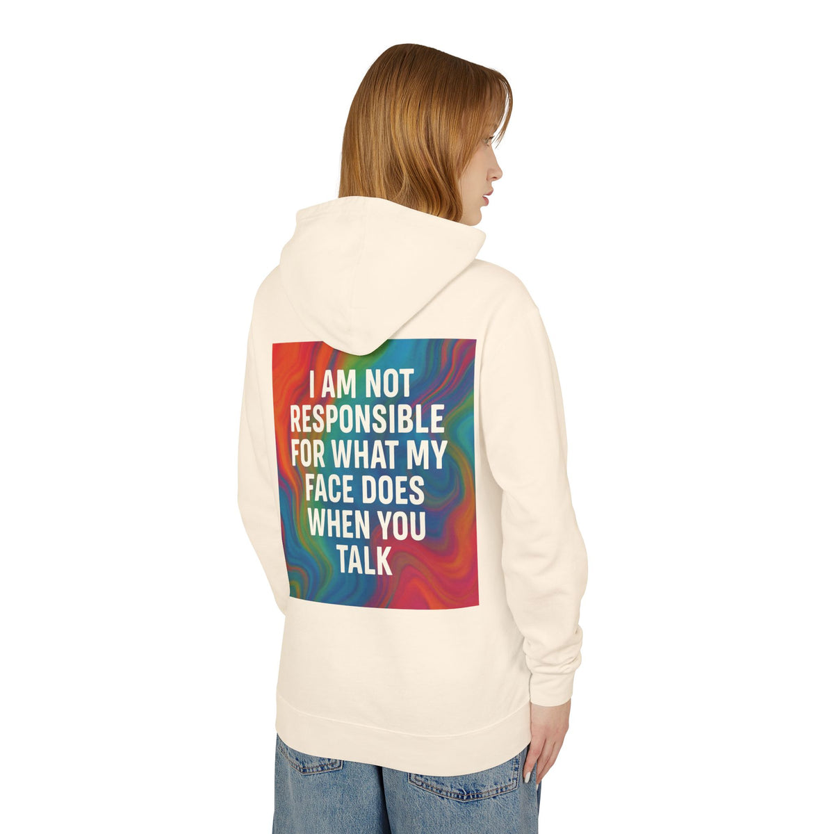 When You Talk Unisex Lightweight Hoodie