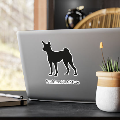 Barkless Not Mute Vinyl Decal