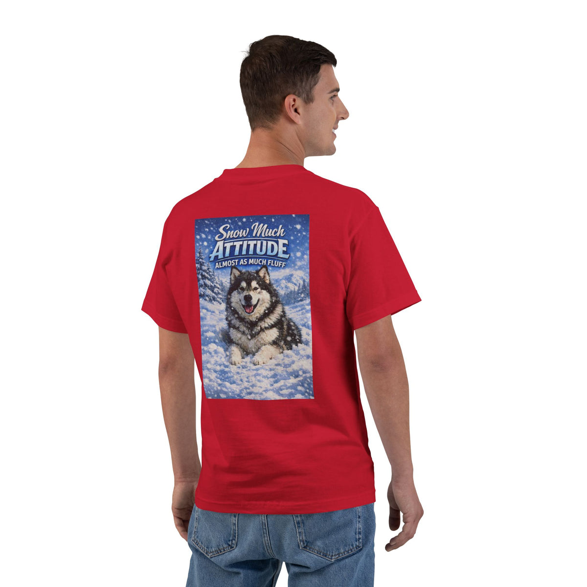 Snow Much Attitude Men's Short-Sleeve Crewneck Tee