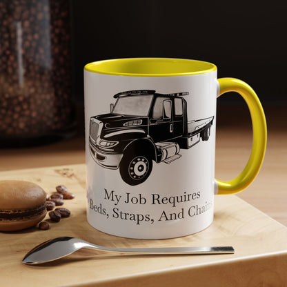 Beds, Straps, And Chains 2-Tone Coffee Mug