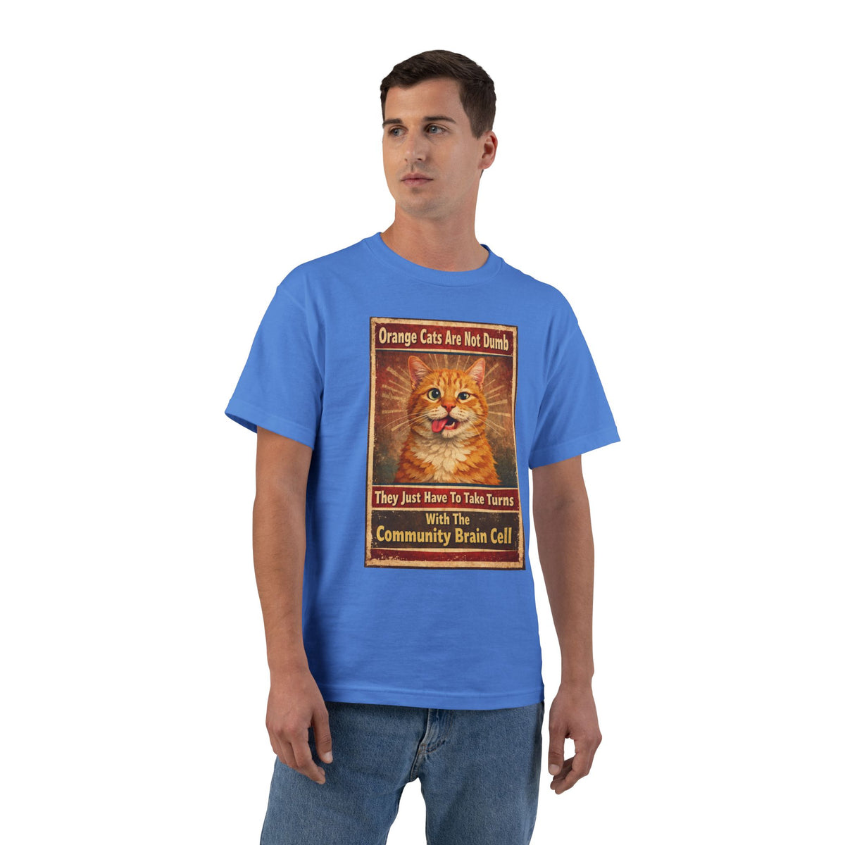 Community Brain Cell Men's Short-Sleeve Crewneck Tee