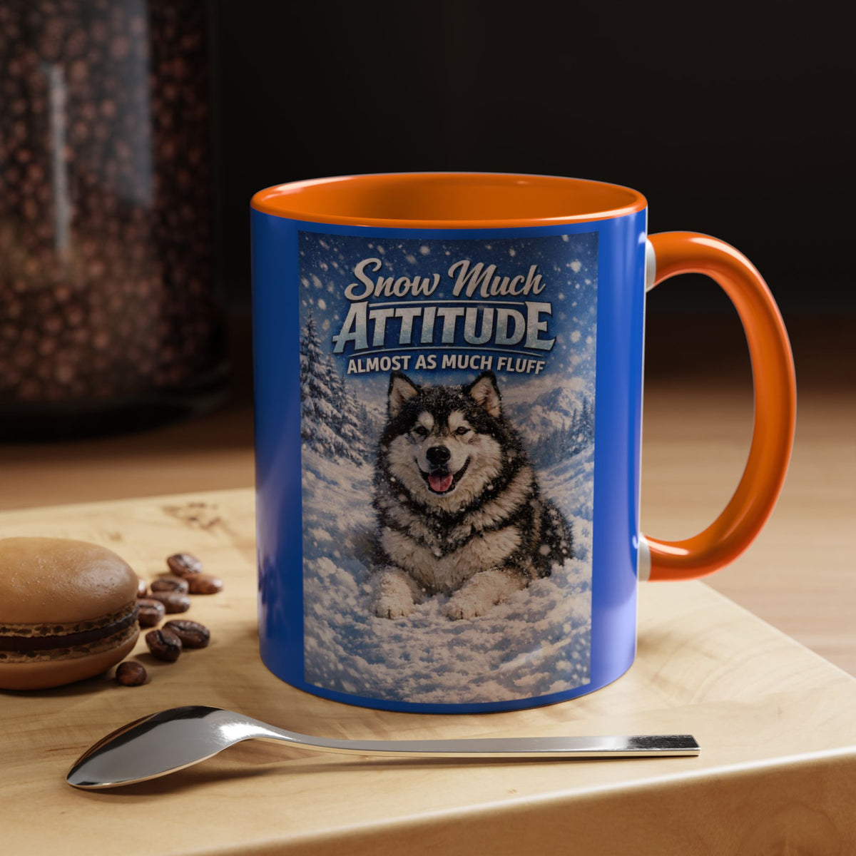 Snow Much Attitude 2-Tone Coffee Mug