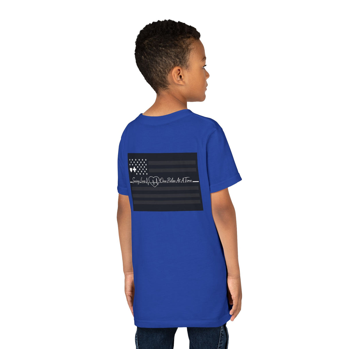 Thin White Line Youth Unisex Short Sleeve Crewneck Tee