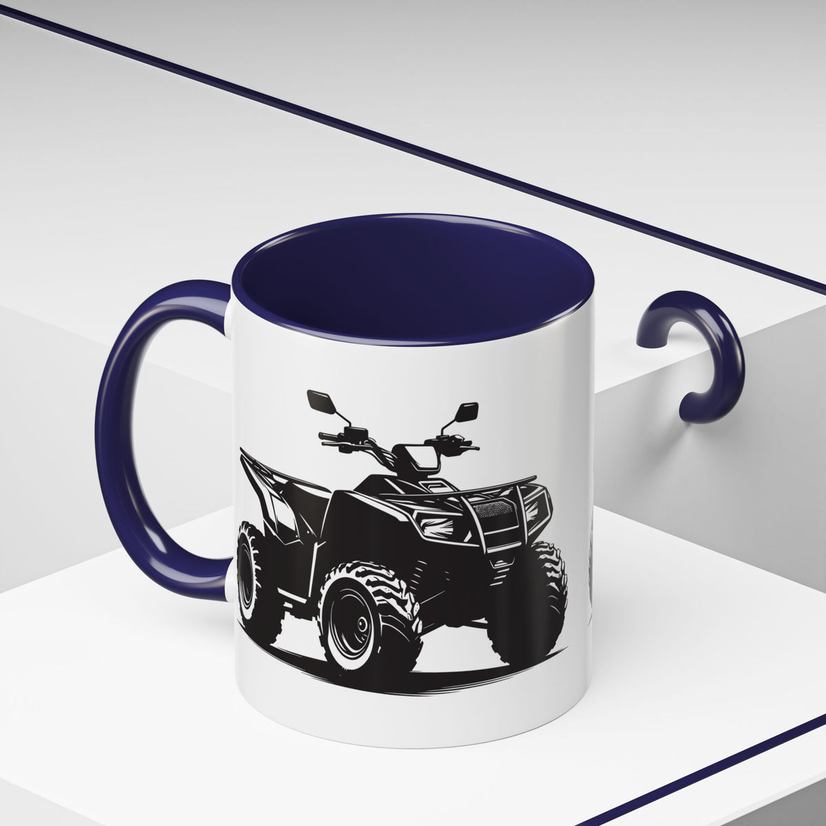 Off The Beaten Path Quad 2-Tone Coffee Mug