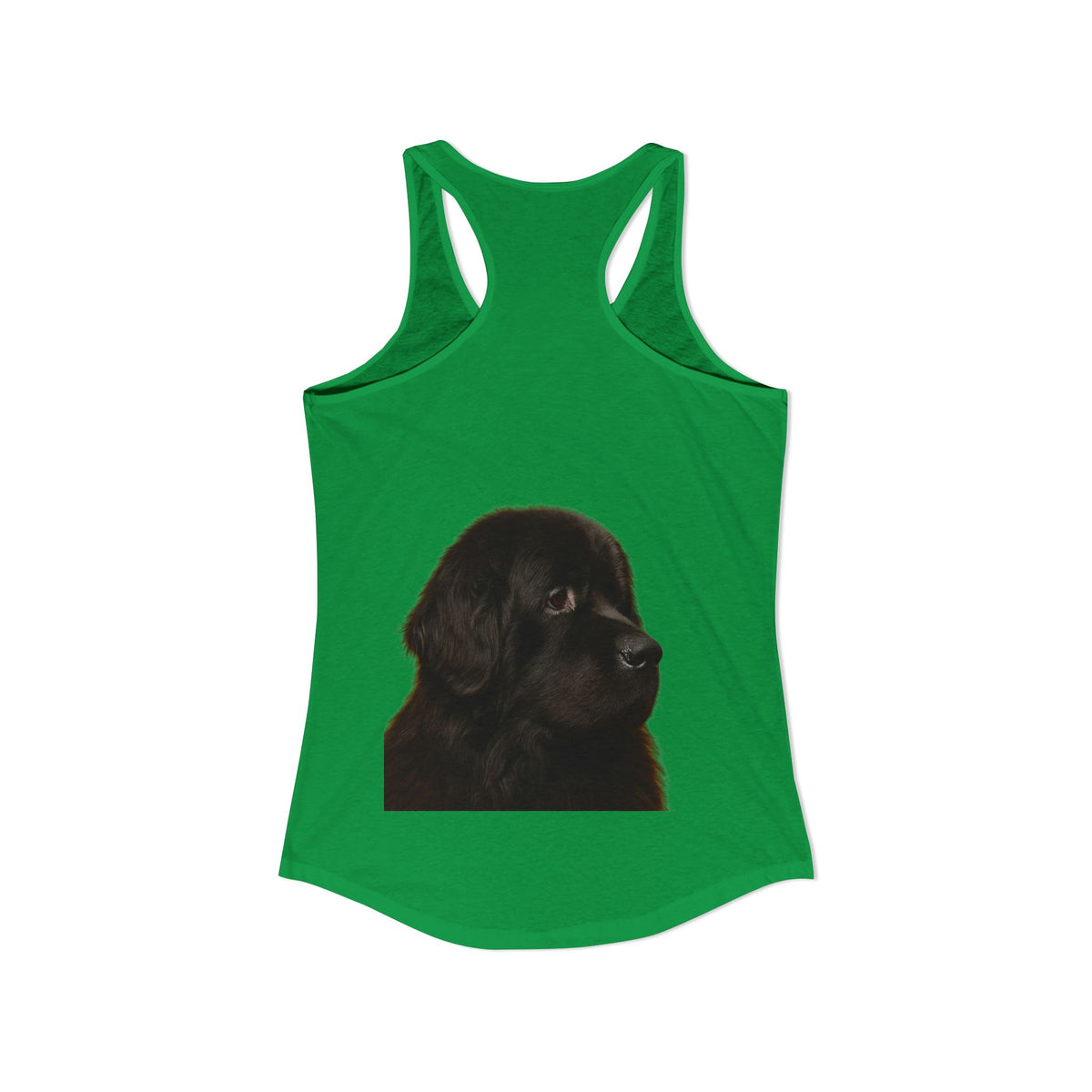 Newfie Head Women's Racerback Tank