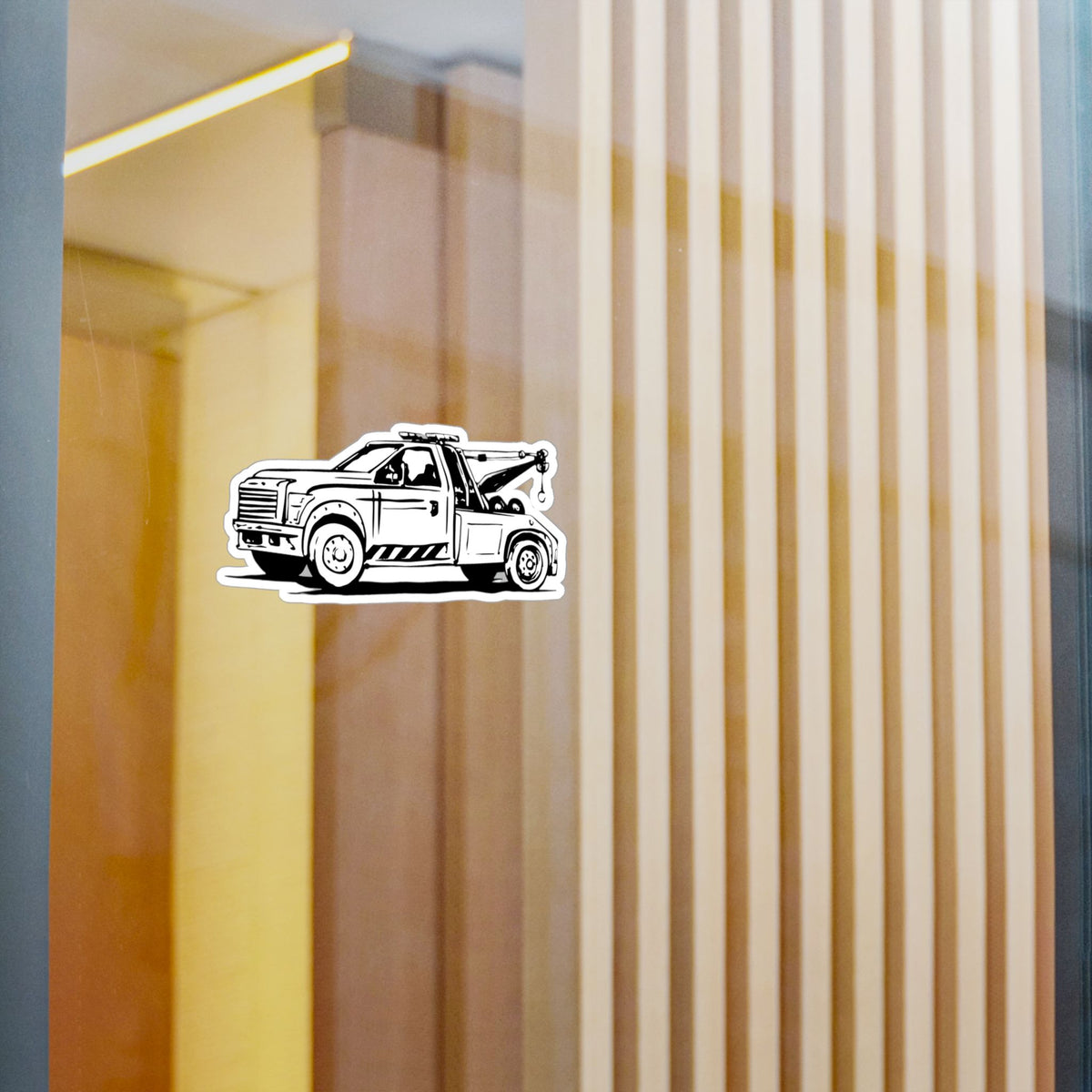 Wheel Lift Tow Truck Vinyl Decal