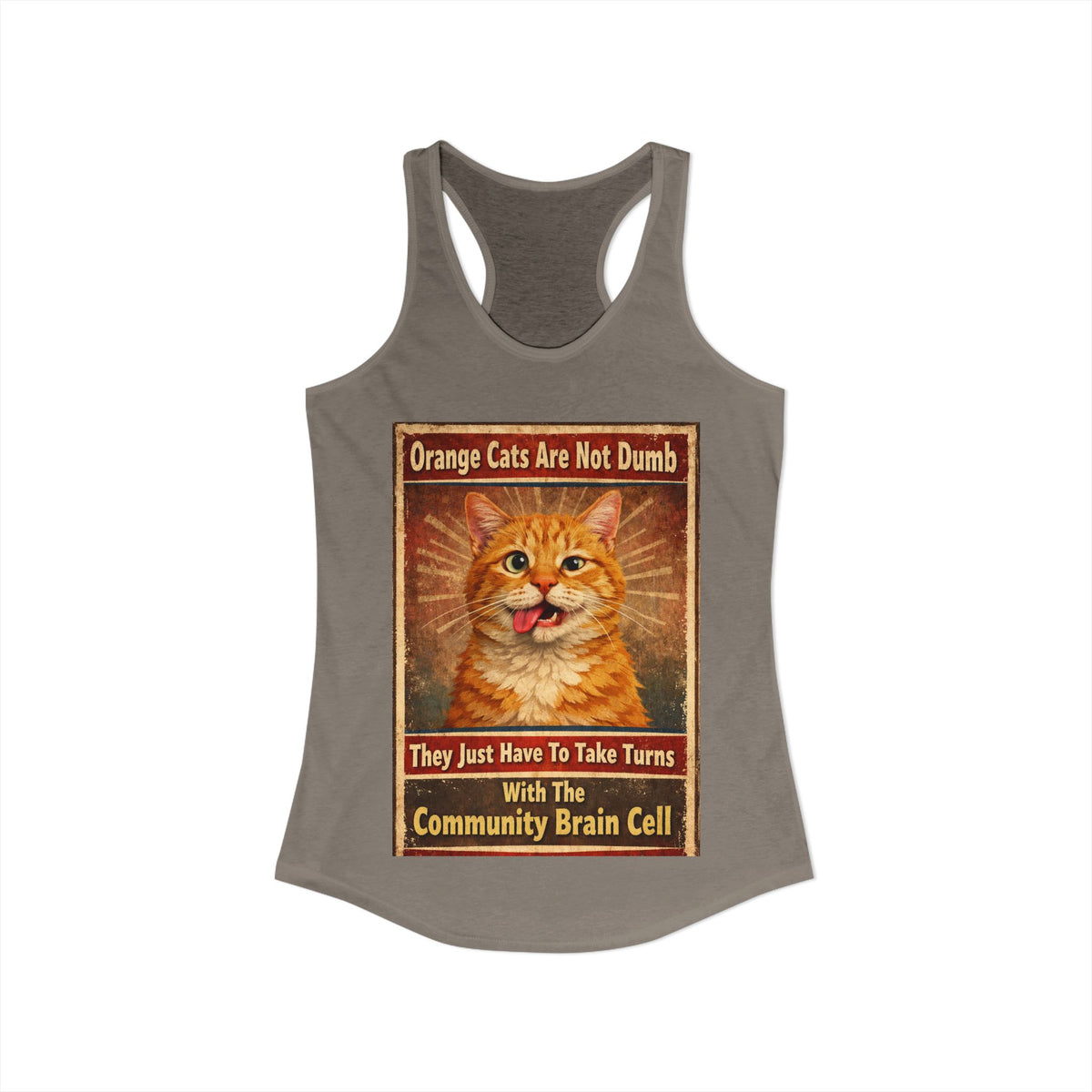 Community Brain Cell Women's Racerback Tank
