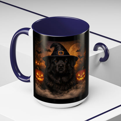 Witch Hat Pack Newfie 2-Tone Coffee Mug