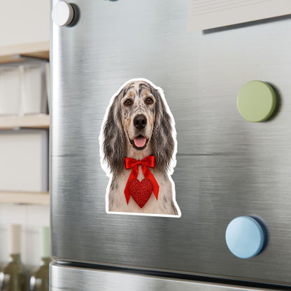 Cupid's Companion English Setter Vinyl Decal
