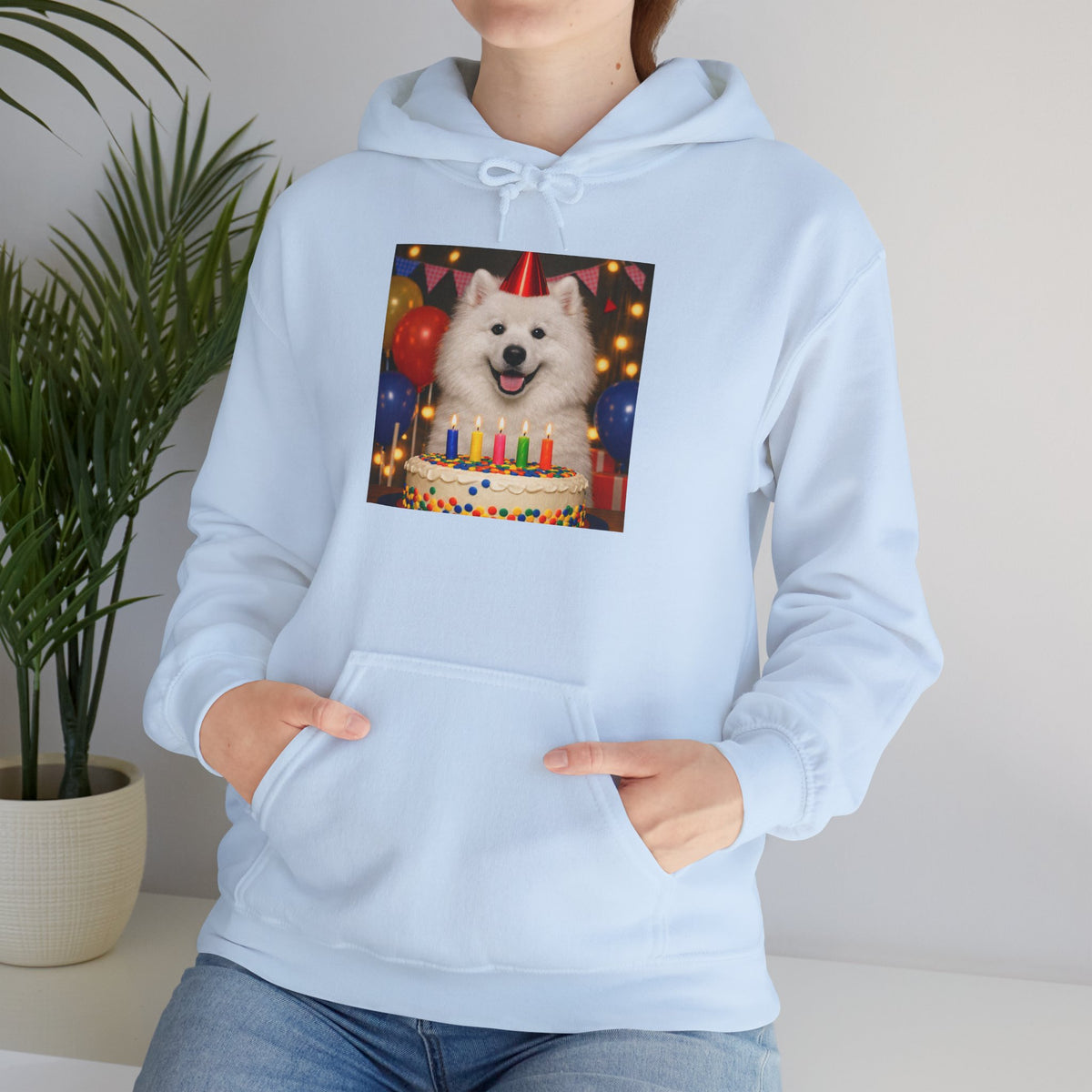 Birthday Buddy Samoyed Unisex Hoodie