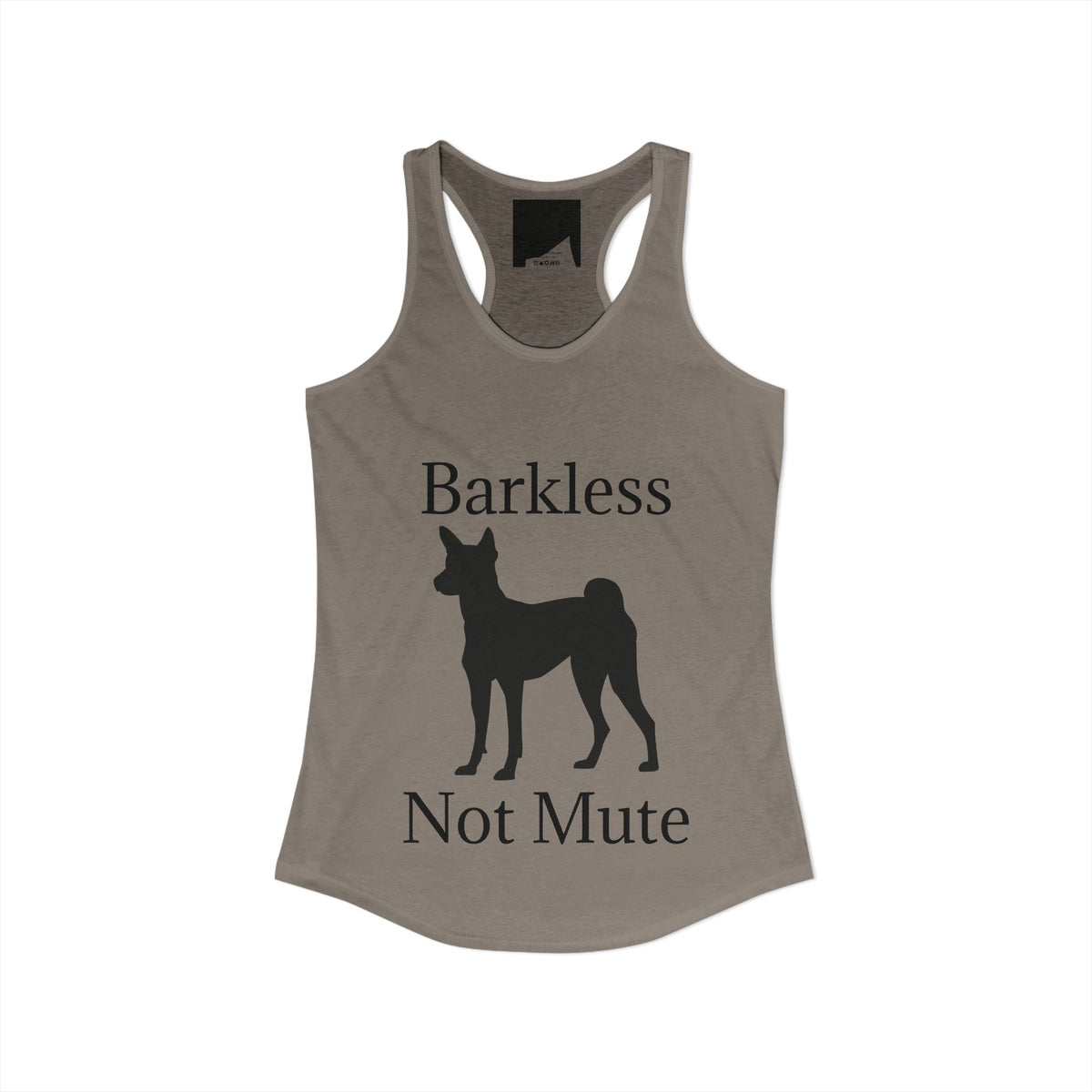 Barkless Not Mute Women's Racerback Tank