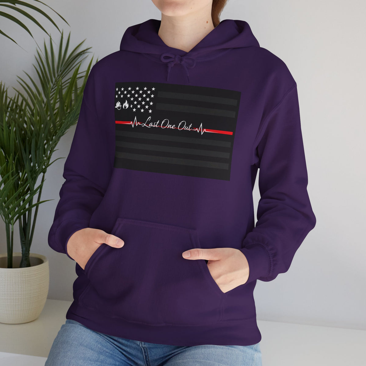 Thin Red Line Unisex Hoodie
