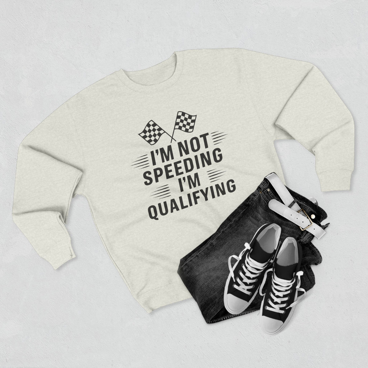 I'm Qualifying Unisex Crewneck Sweatshirt