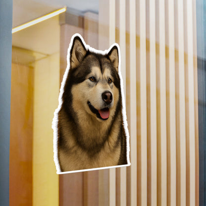 Malamute Head Vinyl Decal
