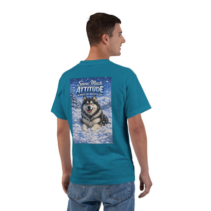 Snow Much Attitude Men's Short-Sleeve Crewneck Tee