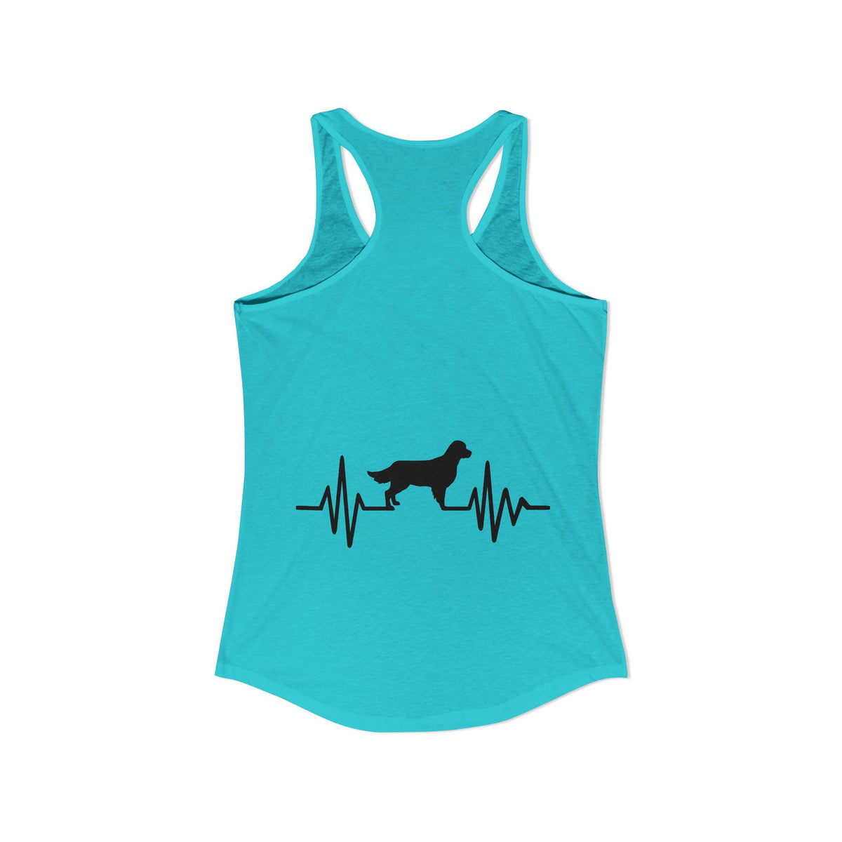 My Heart Beats For Goldens Women's Racerback Tank