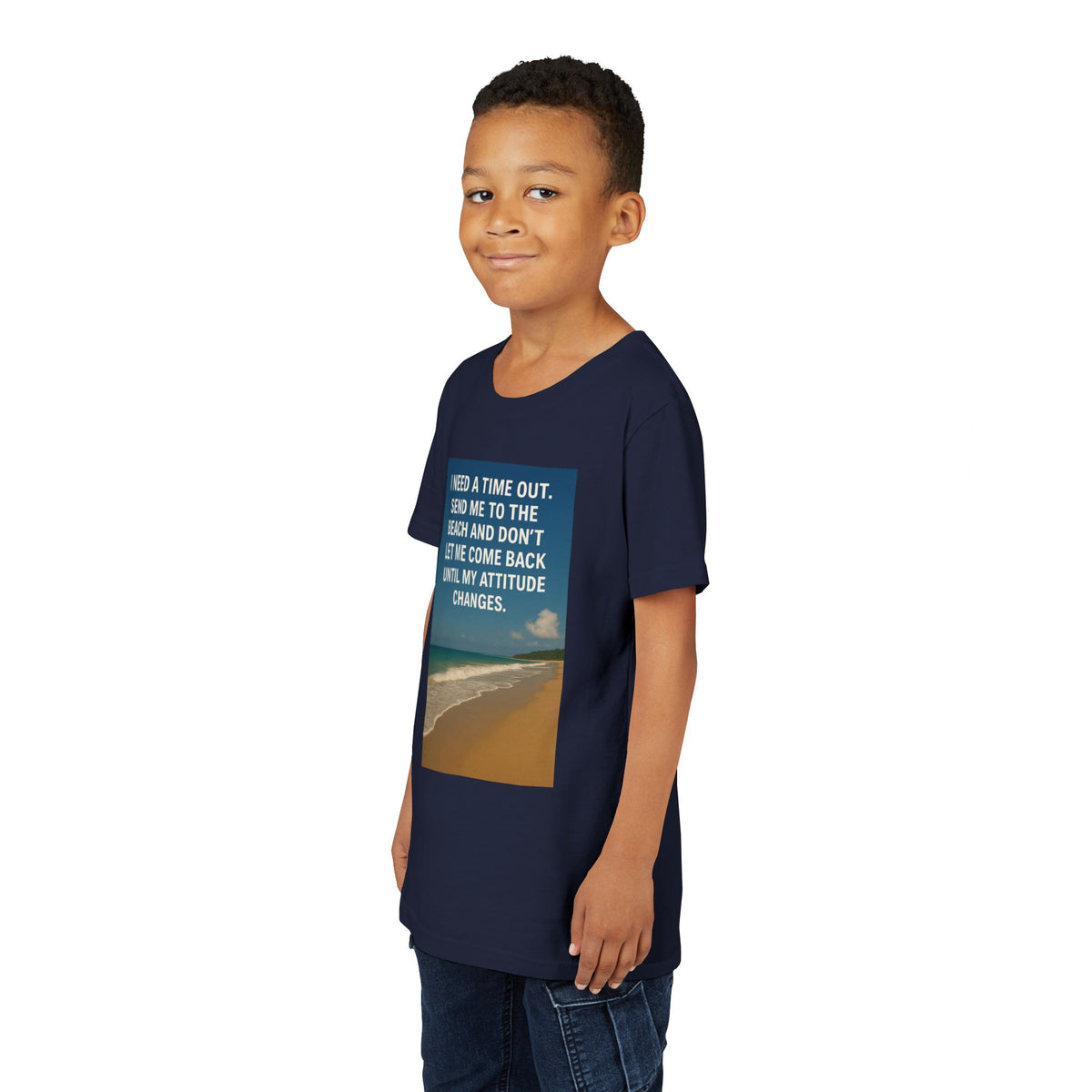 Time Out Youth Unisex Short Sleeve Crewneck Tee