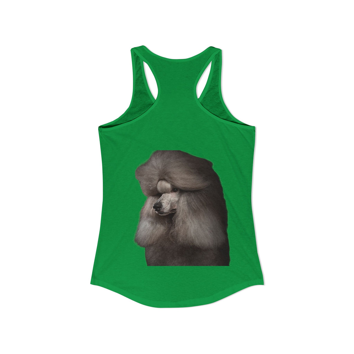 Poodle Head Women's Racerback Tank