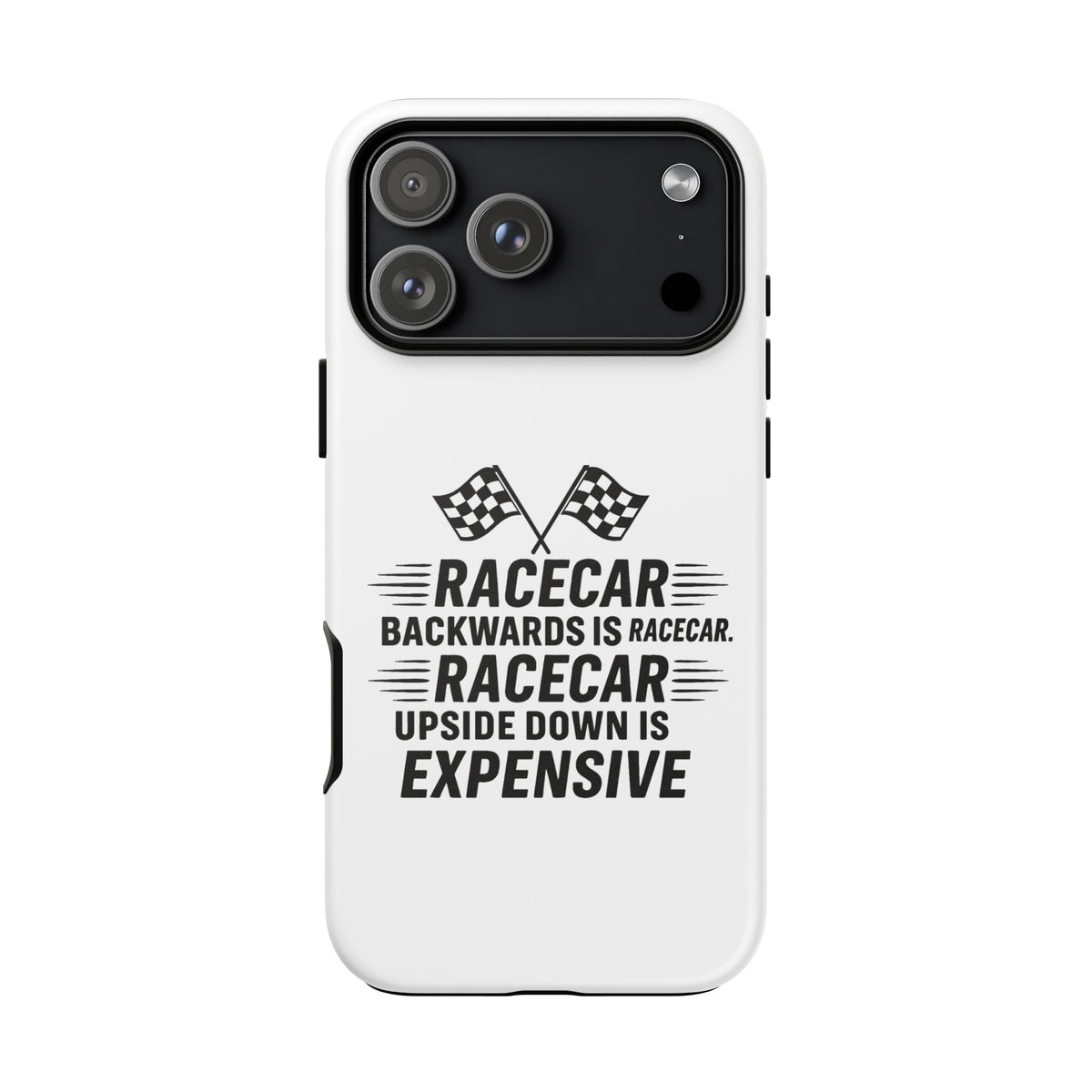 Racecar Backwards iPhone Case