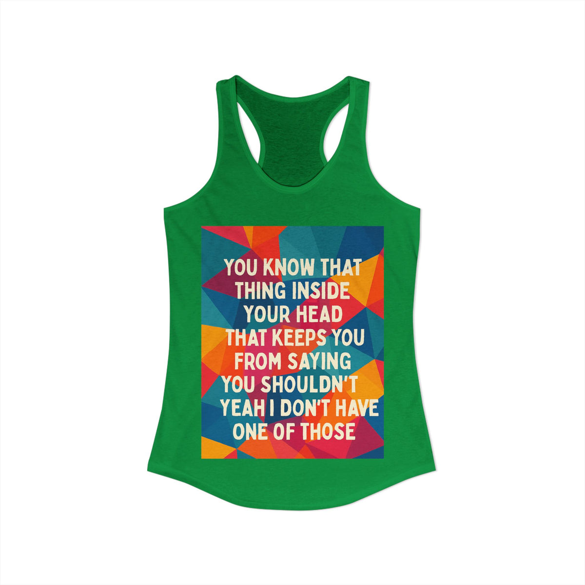 No Filter Women's Racerback Tank