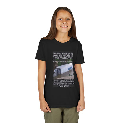 Swift Aquatics Youth Unisex Short Sleeve Crewneck Tee