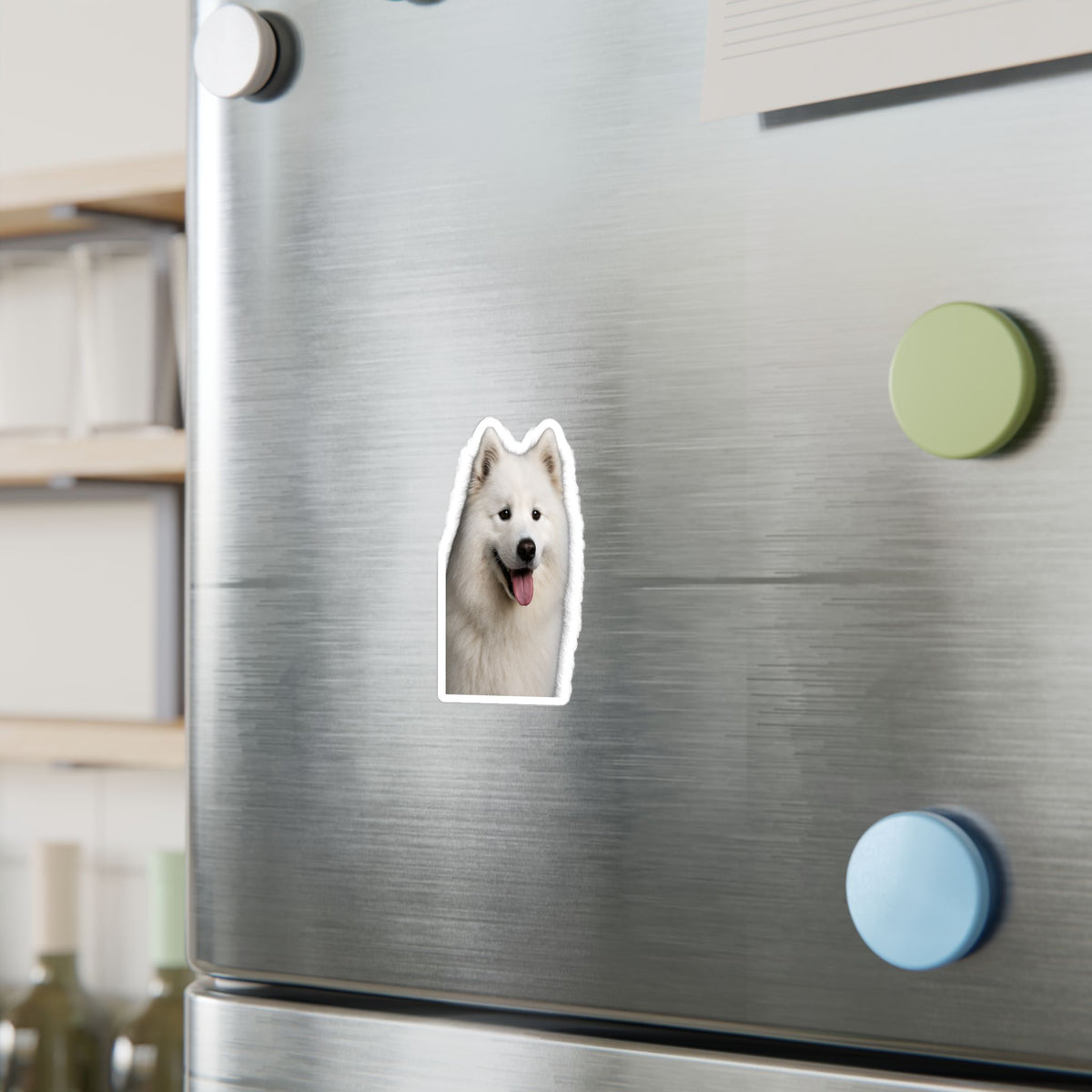Samoyed Head Vinyl Decal