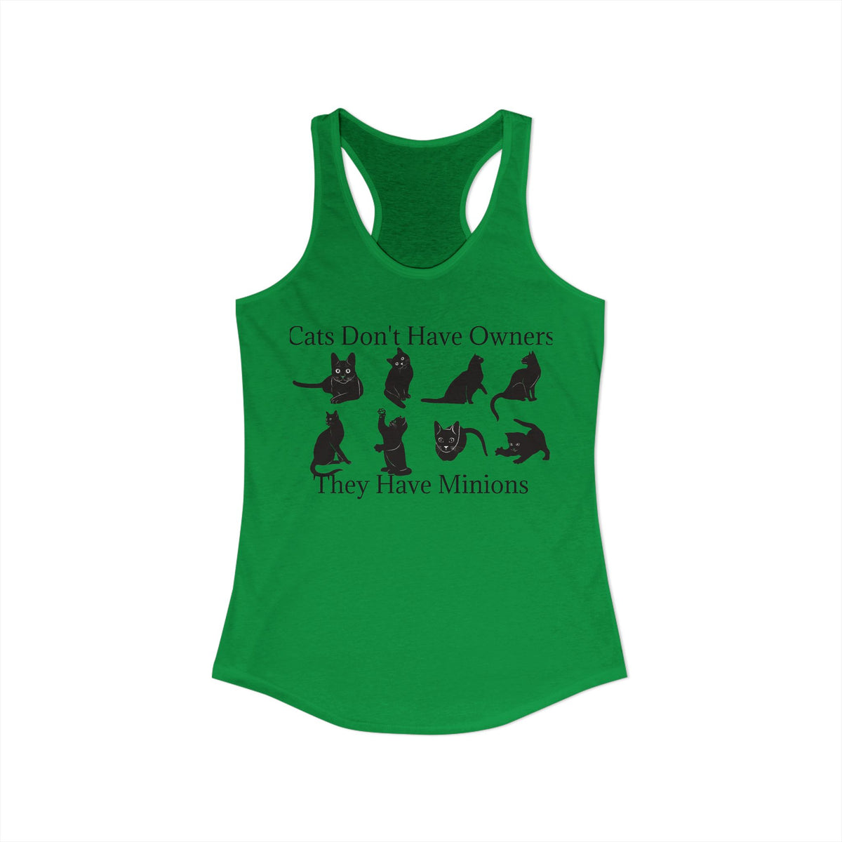 Cat Minions Women's Racerback Tank