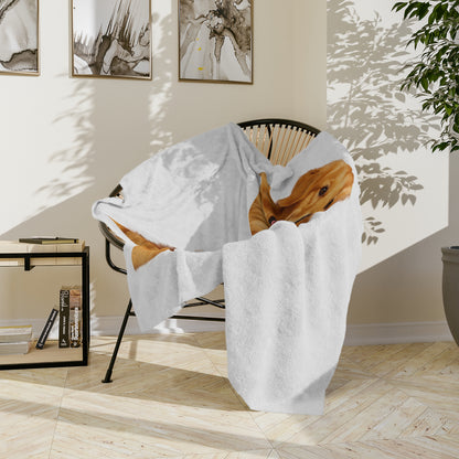 Golden Head Velveteen Microfiber Blanket
