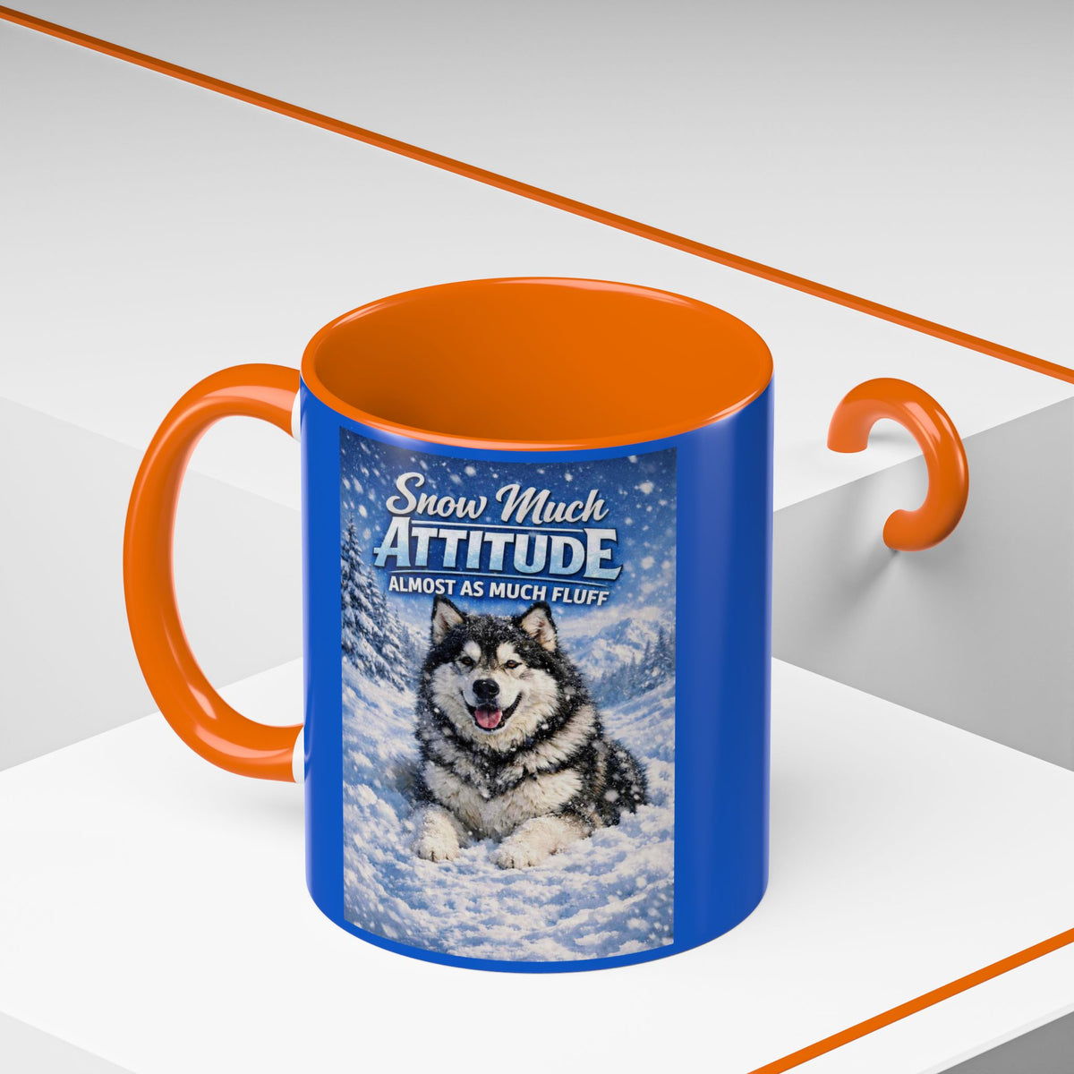 Snow Much Attitude 2-Tone Coffee Mug
