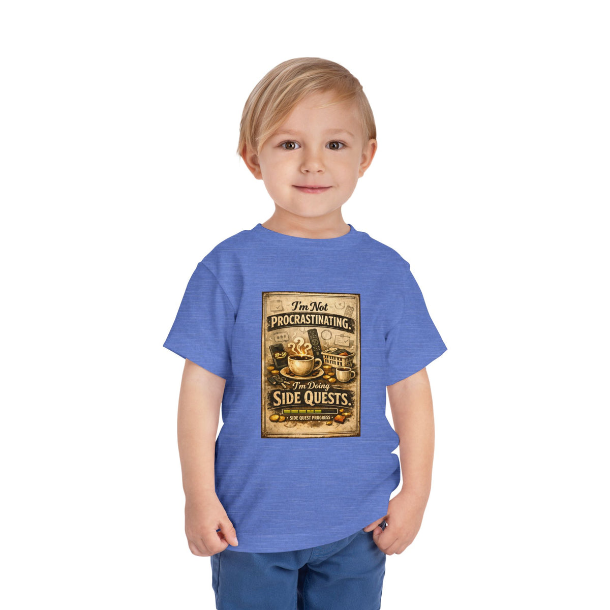 Procrastinating Toddler Unisex Short Sleeve Crewneck Tee